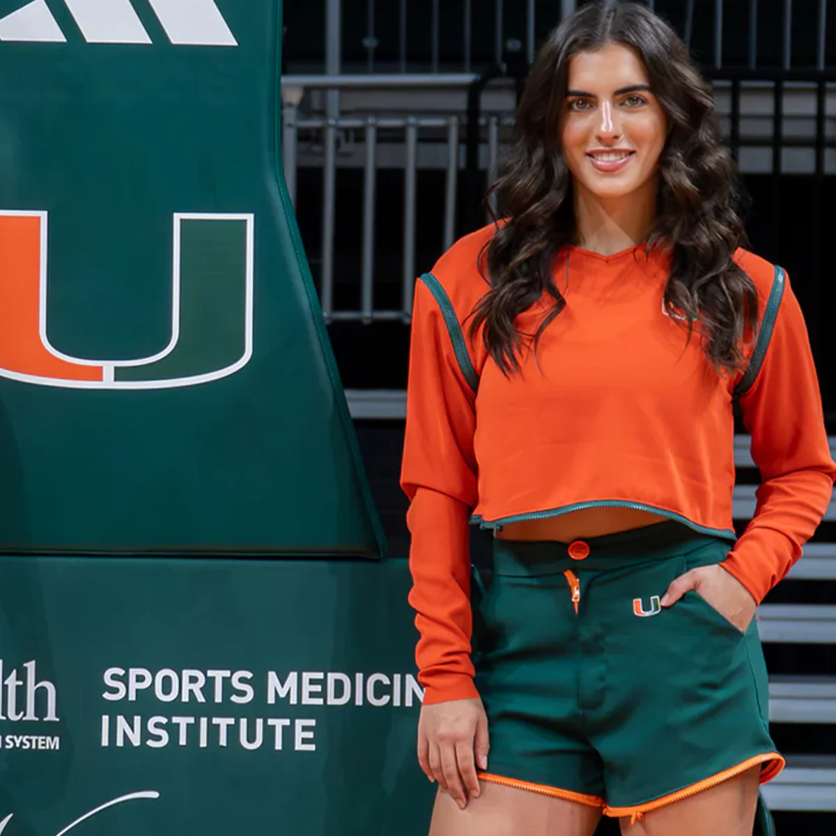 Radmila Lolly University of Miami Women's Green Zippered Pants - Image 11