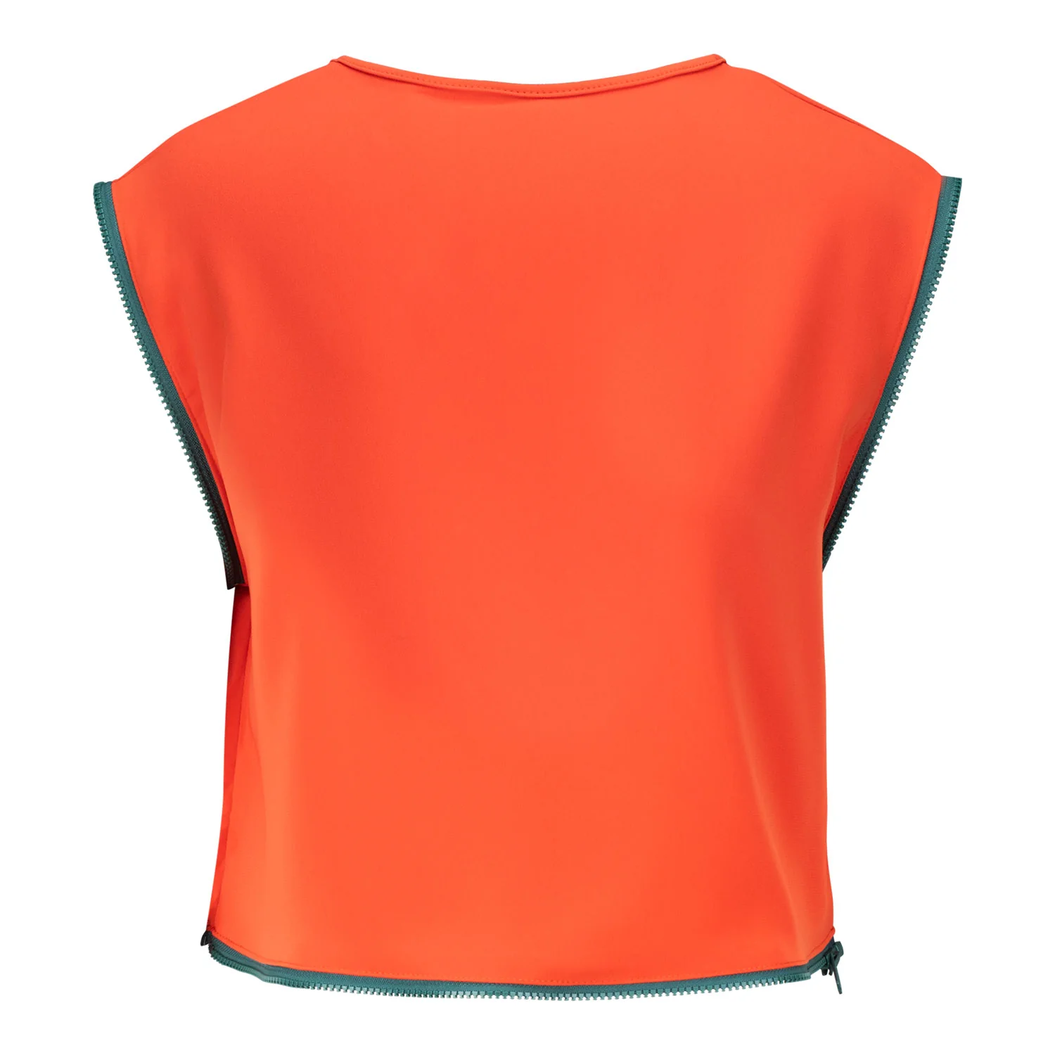 Radmila Lolly University of Miami Women's Orange Zippered Shirt - Image 10