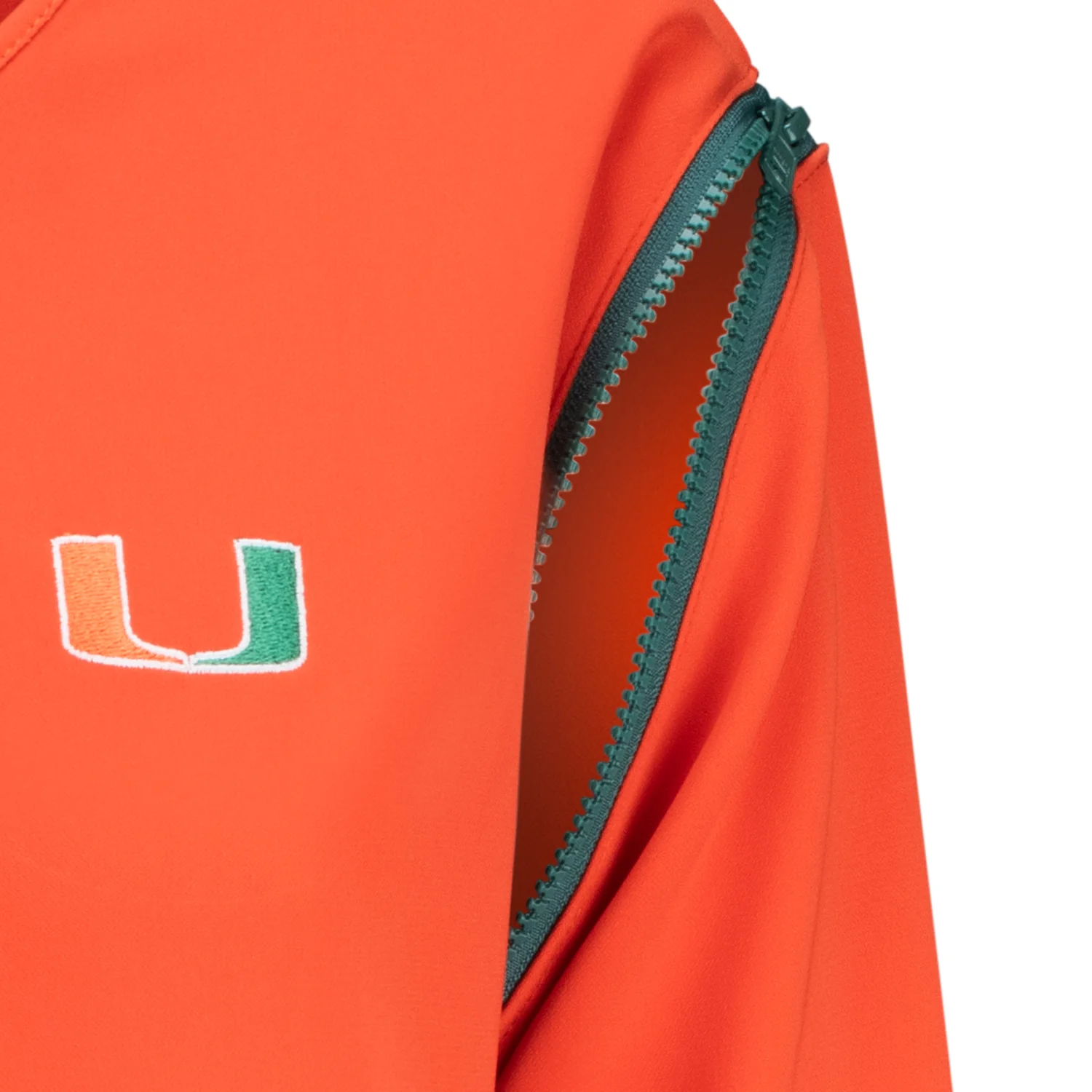 Radmila Lolly University of Miami Women's Orange Zippered Shirt - Image 12
