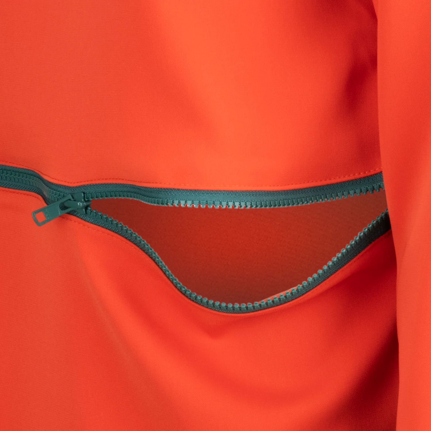 Radmila Lolly University of Miami Women's Orange Zippered Shirt - Image 3